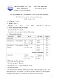 Đề cương học phần Các quá trình hóa sinh trong công nghệ môi trường - ĐH Thủy Lợi