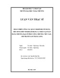 Luận văn Thạc sĩ Tài chính Ngân hàng: Hoàn thiện công tác quản trị rủi ro tín dụng tiêu dùng đối với khách hàng cá nhân tại Ngân hàng thương mại cổ phần Công Thương Việt Nam – Chi nhánh Nam Thăng Long