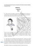 IELTS Academic Reading Sample 163 - Obtaining Linguistic Data