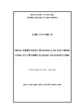 Luận văn Thạc sĩ Tài chính Ngân hàng: Hoàn thiện phân tích báo cáo tài chính Công ty cổ phần xi măng Vicem Bút Sơn