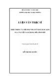 Luận văn Thạc sĩ Kinh tế: Thực trạng và giải pháp thu hút khách du lịch Nga vào Việt Nam trong bối cảnh mới