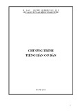 Chương trình tiếng Hàn cơ bản