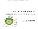 Bài giảng Vai trò Interleukin 17 trong sinh bệnh học và điều trị bệnh vảy nến - PGS.TS. Lê Hữu Doanh