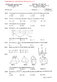 Đề kiểm tra giữa học kì 1 môn Toán lớp 12 năm học 2020-2021 – Trường THPT Trưng Vương (Mã đề 570)