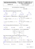 Đề thi thử tốt nghiệp THPT năm 2021 môn Toán lần 1 có đáp án - Trường THPT Chuyên Nguyễn Trãi, Hải Dương