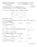 Đề thi thử tốt nghiệp THPT năm 2021 môn Toán lần 2 - Trường THPT Thanh Chương 1
