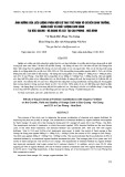 Ảnh hưởng của liều lượng phân hữu cơ thay thế phân vô cơ đến sinh trưởng, năng suất và chất lượng cam sành tại Bắc Quang - Hà Giang và CS1 tại Cao Phong - Hòa Bình