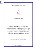 Tóm tắt luận văn Thạc sĩ Y tế công cộng: Stress, lo âu và trầm cảm ở điều dưỡng viên tại Bệnh viện Nội tiết trung ương năm 2019 và một số yếu tố liên quan