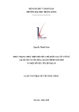 Tóm tắt luận văn Thạc sĩ Y tế công cộng: Thực trạng thực hiện bộ tiêu chí quốc gia về y tế xã tại huyện Tuyên Hóa, Quảng Bình năm 2018 và một số yếu tố liên quan