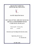 Tóm tắt luận văn Thạc sĩ Y tế công cộng: Thực trạng sử dụng biện pháp tránh thai hiện đại tại tỉnh Ninh Bình năm 2018 và một số yếu tố liên quan