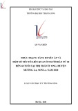 Tóm tắt luận văn Thạc sĩ Y tế công cộng: Thực trạng tăng huyết áp và một số yếu tố liên quan ở người dân từ 18 đến 60 tuổi tại thị trấn Ít Ong, huyện Mường La, Sơn La năm 2020