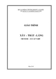 Giáo trình Vật liệu xây dựng - Cục Quản lý Lao động ngoài nước