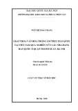 Luận văn Thạc sĩ Nhân học: Giao thoa văn hóa trong ẩm thực Hàn Quốc tại việt nam qua nghiên cứu các nhà hàng Hàn Quốc ở quận Thanh Xuân, Hà Nội