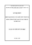 Luận án Tiến sĩ Văn học: Diện mạo mảng văn xuôi viết về đề tài đồng tính ở Việt Nam từ đầu thế kỷ XX đến nay