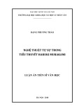 Luận án Tiến sĩ Văn học: Nghệ thuật tự sự trong tiểu thuyết Haruki Murakami