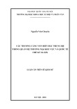 Luận án Tiến sĩ Lịch sử: Các thương cảng ven biển Bắc Trung Bộ trong quan hệ thương mại khu vực và quốc tế thế kỷ XI-XIX