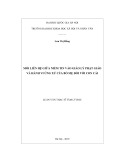 Luận văn Thạc sĩ Tâm lý học: Mối quan hệ giữa niềm tin vào giáo lý Phật giáo và hành vi ứng xử của bố mẹ đối với con cái