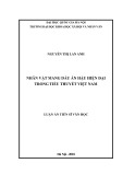 Luận án Tiến sĩ Văn học: Nhân vật mang dấu ấn hậu hiện đại trong tiểu thuyết Việt Nam