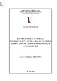 Tóm tắt luận văn Thạc sĩ Điều dưỡng: Đặc điểm bệnh nhân suy tim mạn, tình trạng lo âu và kết quả chăm sóc người bệnh tại khoa Tim mạch lão học bệnh viện tim mạch An Giang năm 2020