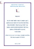Tóm tắt luận văn Thạc sĩ Điều dưỡng: Tuân thủ điều trị và hiệu quả kiểm soát hen ở người trưởng thành điều trị ngoại trú tại khoa khám bệnh bệnh viện đa khoa tỉnh Kiên Giang năm 2020