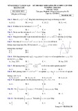 Đề thi học sinh giỏi môn Toán lớp 12 năm 2020-2021 - Sở GD&ĐT Quảng Nam