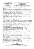 Đề thi học sinh giỏi môn Vật lí lớp 11 cấp trường năm 2020-2021 - Trường THPT Liễn Sơn, Vĩnh Phúc
