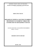 Dissertation summary: Research on technical solutions to improve the efficiency of geodetic work in the construction of skyscraper in Vietnam