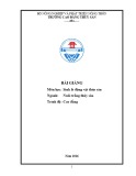 Bài giảng Sinh lý động vật thủy sản (Ngành Nuôi trồng thủy sản - Trình độ Cao đẳng) - CĐ Thủy Sản