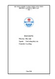 Giáo trình Hóa sinh (Ngành Nuôi trồng thủy sản - Trình độ Cao đẳng) – CĐ Thủy Sản