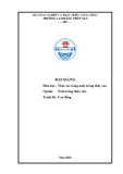 Bài giảng Thức ăn trong nuôi trồng thủy sản (Ngành Nuôi trồng thủy sản - Trình độ Cao đẳng) - CĐ Thủy Sản