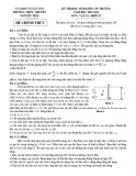 Đề thi học sinh giỏi môn Vật lí lớp 12 năm 2020-2021 - Trường THPT Nguyễn Trãi, Hải Dương