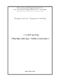 Bài giảng Tự động hóa quá trình công nghệ - ĐH Sư Phạm Kỹ Thuật Nam Định