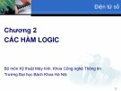 Bài giảng Điện tử số (Digital electronics): Chương 2 - ĐH Bách Khoa Hà Nội