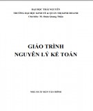 Giáo trình Nguyên lý kế toán: Phần 1 - ĐH Thái Nguyên