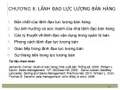 Bài giảng Quản trị bán hàng: Chương 8 - ĐH Kinh tế Quốc dân