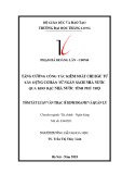 Tóm tắt luận văn Thạc sĩ Tài chính - Ngân hàng: Tăng cường công tác kiểm soát chi đầu tư xây dựng cơ bản từ ngân sách nhà nước qua kho bạc nhà nước tỉnh Phú Thọ