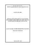 Luận văn Thạc sĩ Quản trị kinh doanh: Đánh giá chất lượng dịch vụ của Ngân hàng Nông nghiệp và Phát triển Nông thôn  Việt Nam - Chi nhánh huyện Định Hóa, Thái Nguyên