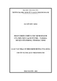 Luận văn Thạc sĩ Quản trị kinh doanh: Hoàn thiện chiến lược kinh doanh của nhà máy gạch Tuynel - Tahaka huyện Yên Phong, tỉnh Bắc Ninh