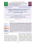 In-vitro efficacy of fungicides against Alternaria alternata causing blight disease of tomato (Solanum lycopersicum L.)