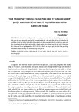 Thực trạng phát triển các thành phần kinh tế và doanh nghiệp tại Việt Nam theo thể chế kinh tế thị trường định hướng xã hội chủ nghĩa