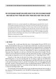 Cải cách doanh nghiệp nhà nước nhìn từ vai trò của doanh nghiệp nhà nước để phát triển bền vững trong điều kiện toàn cầu hóa