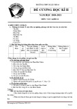 Đề cương ôn tập học kì 2 môn Ngữ văn lớp 11 năm 2020-2021 - Trường THPT Xuân Đỉnh