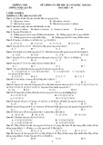 Đề cương ôn tập học kì 1 môn Hóa học lớp 10 năm 2020-2021 - Trường THPT Lương Ngọc Quyến