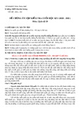 Đề cương ôn tập học kì 1 môn Lịch sử lớp 10 năm 2020-2021 - Trường THPT Hai Bà Trưng