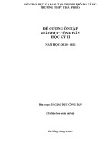 Đề cương ôn tập học kì 2 môn GDCD lớp 12 năm 2020-2021 - Trường THPT Thái Phiên