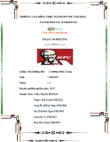 Tiểu luận môn Email marketing: Email marketing tại doanh nghiệp KFC
