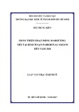 Luận văn Thạc sĩ Kinh tế: Hoàn thiện hoạt động marketing mix tại Khách sạn ParkRoyal Saigon đến năm 2020