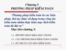 Bài giảng Kiểm toán (Phần 1): Chương 3 - Th.S Nguyễn Văn Thịnh