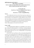 Thực trạng và giải pháp nâng cao hiệu quả hoạt động đào tạo học phần Kế toán thuế tại trường Đại học Kinh tế Nghệ An