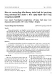 Báo cáo trường hợp tổn thương thần kinh do lạm dụng bóng cười được chẩn đoán và điều trị tại Bệnh viện Trung ương Quân đội 108